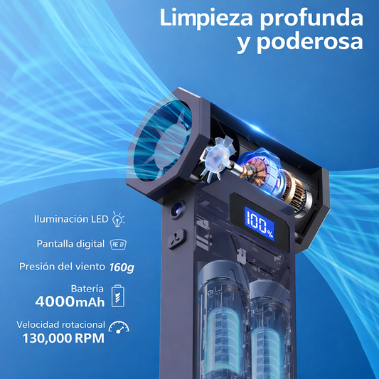 Soplador de aire potente con bateria 4000mAh